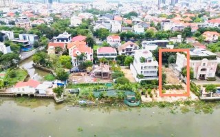 Bán đất mặt sông eden Thảo Điền - 405m2 - 135 tỷ